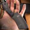 Image of 7.25" Full Tang Classic Cleaver Fixed Blade w/ Wooden Handle & Sheath