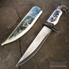 Image of 13" COLLECTOR'S HUNTSMAN COLLECTIBLE DAGGER 5 Types Animal Head Pommel Fixed Blade