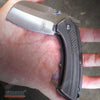 Image of CAMPING HUNTING Assisted Open Pocket Folding Knife BUCKSHOT CLEAVER RAZOR Blade