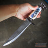 Image of 13" COLLECTOR'S HUNTSMAN COLLECTIBLE DAGGER 5 Types Animal Head Pommel Fixed Blade