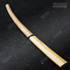 Image of USA STOCK 40" Sharp Handmade Japanese Shirasaya Sword Onikiri Samurai Katana w/ Lacquered Wood Handle & Scabbard