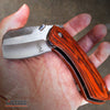 Image of CAMPING HUNTING Assisted Open Pocket Folding Knife BUCKSHOT CLEAVER RAZOR Blade