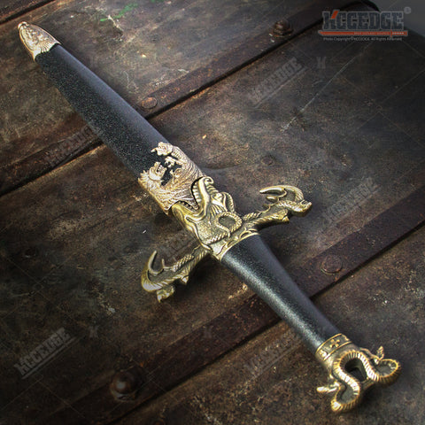 16" Medieval Dragon King Dagger with Stainless Steel Blade