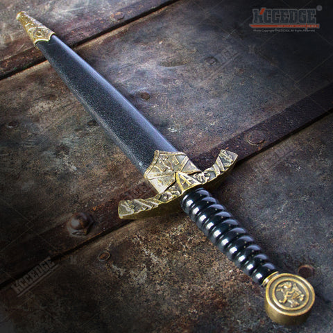 16" Medieval King Crusader Dagger with Stainless Steel Blade