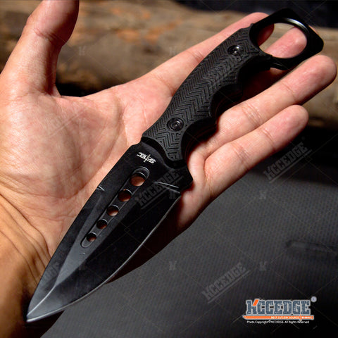 9 Full Tang Throwing Knife Tactical Knife Survival Knife Fixed Blade –  KCCEDGE