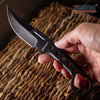 Image of 8.25" FULL TANG TACTICAL FIXED BLADE KNIFE  w/ KYDEX SHEATH TRAILING POINT BLADE