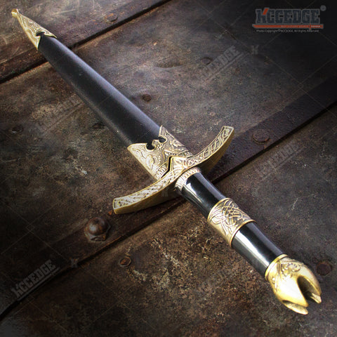 13.5" Historical Medieval Knight's Dagger with Stainless Steel Blade