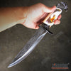 Image of 13" COLLECTOR'S HUNTSMAN COLLECTIBLE DAGGER 5 Types Animal Head Pommel Fixed Blade
