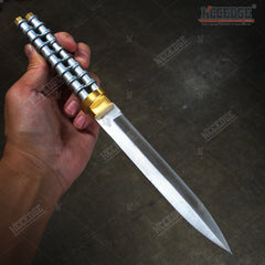 USA SELLER FAST SHIPPING 11" The Spindler Steampunk Knife Collectible Dagger Knife w/ Sheath