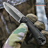 Image of 4.75" Full Tang Fixed Blade Knife w/ Kydex Sheath And G10 Handle Scales Tactical Knife