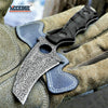 Image of 5.75" Full Tang Karambit Tactical Fixed Blade Knife w/ Kydex Sheath And G10 Handle Scales
