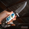 Image of 13" COLLECTOR'S HUNTSMAN COLLECTIBLE DAGGER 5 Types Animal Head Pommel Fixed Blade