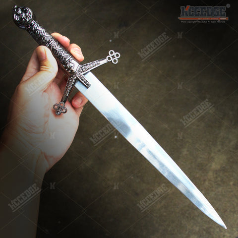18" Medieval Scottish Claymore Dagger with Stainless Steel Blade