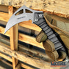 Image of 7.5" Scythe Fixed Blade Knife With Kydex Sheath Tactical Knife Survival Knife Emergency Knife