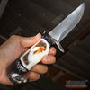 Image of 13" COLLECTOR'S HUNTSMAN COLLECTIBLE DAGGER 5 Types Animal Head Pommel Fixed Blade