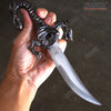 Image of 10" INLAY FANTASY DRAGON DAGGER Blade Knife Collectible Dagger Knife Home Decor