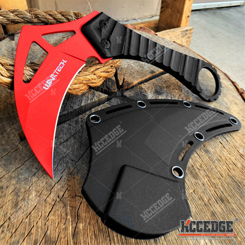 7.5" Scythe Fixed Blade Knife With Kydex Sheath Tactical Knife Survival Knife Emergency Knife