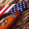 Image of 4.75" TACTICAL FIXED BLADE KNIFE FULL TANG CAMPING KNIFE w/ WOOD HANDLE