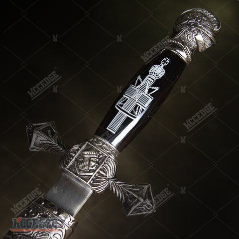 21" Mason Knights of Templar St. John Sword Historic Dagger