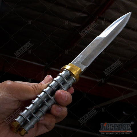 USA SELLER FAST SHIPPING 11" The Spindler Steampunk Knife Collectible Dagger Knife w/ Sheath