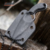 Image of 3.25" Full Tang Tactical Fixed Blade Knife w/ Kydex Sheath And G10 Handle Scales