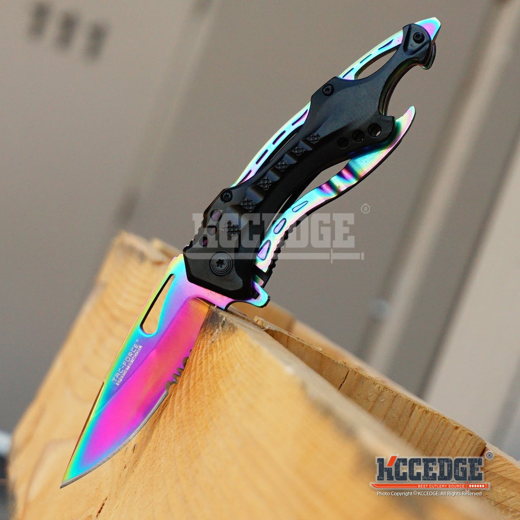 Rainbow Tactical Knife Set