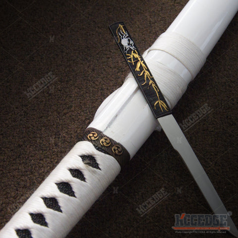 41" HANDMADE ONIKIRI BUSHIDO Japanese Katana NINJA SWORD w/ THROWING DAGGER Carbon Steel Sharp Blade