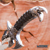 Image of 2PC FANTASY CLAW Knife Twin FIXED BLADE DAGGER Set Draco with Sheath
