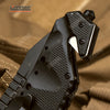 Image of 8.5" Pocket Knife Full Edge Spear Point Recurve Blade + Glass Breaker & Cord Cutter