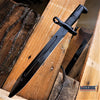 Image of 14.5" WWII M1 GARAND STYLE BAYONET KNIFE Military Tactical Hunting Fixed Razor Blade Full Tang + SCABBARD w/ Belt Hanger