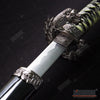 Image of 42" HANDMADE Japanese Open Mouth DRAGON COBRA KATANA SWORD Sharp Bushido w/ TSUBA Carbon Steel + Scabbard
