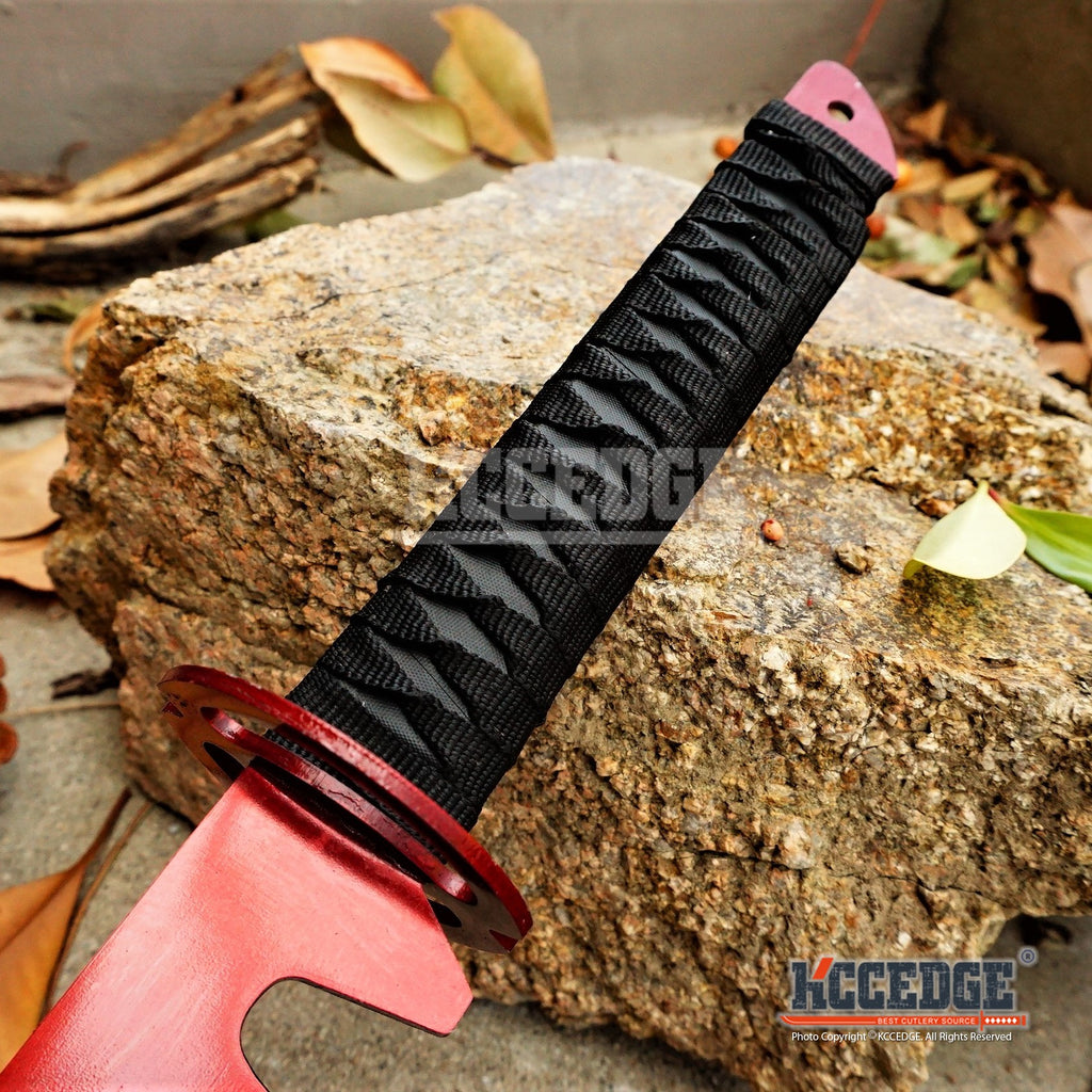 27 NINJA SWORD TANTO Machete + 2 Knife Full Tang Tactical Blade