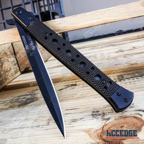13" Extra Large Milano Big Boy STILETTO Spring Assisted Pocket Knife