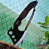 Image of 10.5" Battle Hatchet TOMAHAWK THROWING AXE GUT HOOK Tactical Hunting Hex Hole