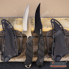 9" FIXED BLADE Full Tang Skinning KNIFE w/ KYDEX SHEATH