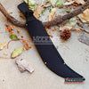 Image of 24" Technicolor BIOHAZARD NINJA SWORD Full Tang Machete ZOMBIE SLASHER SAW TEETH