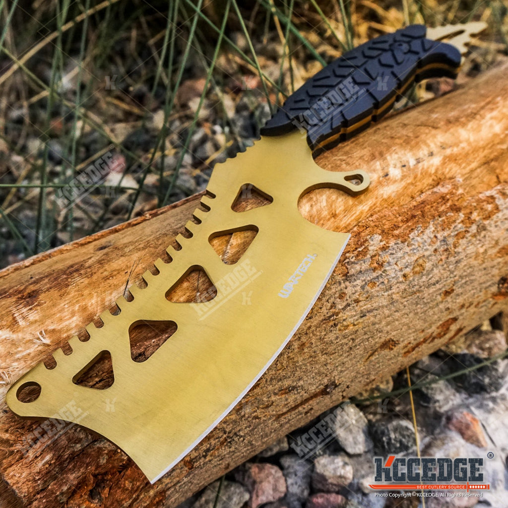 Wartech Black Wood Tactical Clever Blade Pocket Knife - BladeDealUSA