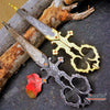 Image of 10" Collectible Renaissance Bodice Scissors/Dagger