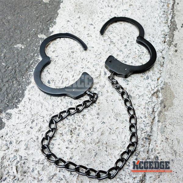Police Leg Lock Law Enforcement Grade Dual Locking Cuffs – KCCEDGE
