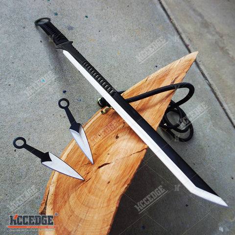 USA SELLER USA STOCK 27 Full Tang TANTO Blade Ninja Sword Machete Throwing  Knife Tactical Katana