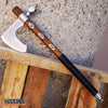 Image of 19" NATIVE AMERICAN TOMAHAWK Replica Hatchet PEACE PIPE with Functional Pipe