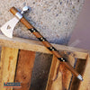 Image of 19" NATIVE AMERICAN PEACE PIPE TOMAHAWK AXE Replica w/ Functional Pipe