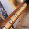 Image of 19" NATIVE AMERICAN PEACE PIPE TOMAHAWK Replica HATCHET with Functional Pipe