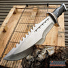 Image of OUTDOOR 15" FULL TANG FIXED BLADE SURVIVAL RESCUE HUNTING CAMPING BOWIE KNIFE