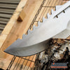 Image of OUTDOOR 15" FULL TANG FIXED BLADE SURVIVAL RESCUE HUNTING CAMPING BOWIE KNIFE