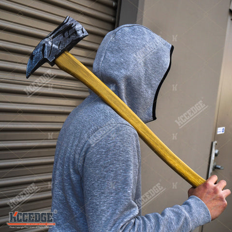 HALLOWEEN FOAM TOYS Cleaver Axe Bat Pipe Wrench Crowbar Hammer Prop Costume LARP