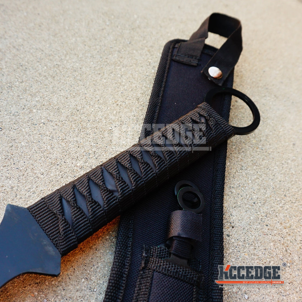 Kccedge 27 Tanto Ninja Sword/Katana with 2 Throwing Knives – KCCEDGE