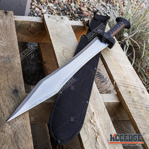 24" GLADIATOR GREEK DRAGON SWORD ROMAN MACHETE Gladius Medieval w/ SHEATH