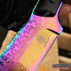 Image of CS:GO 7.5" TACTICAL DAMASK ETCHED FIXED BLADE KNIFE Military Hunting RAZOR