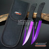Image of 2PC 9" Jack Ripper High Impact Throwing Knife Set with Sheath Ninja Kunai Combat Technicolor Sharp Throwers Outdoor Throwing 5 COLORS TO CHOOSE